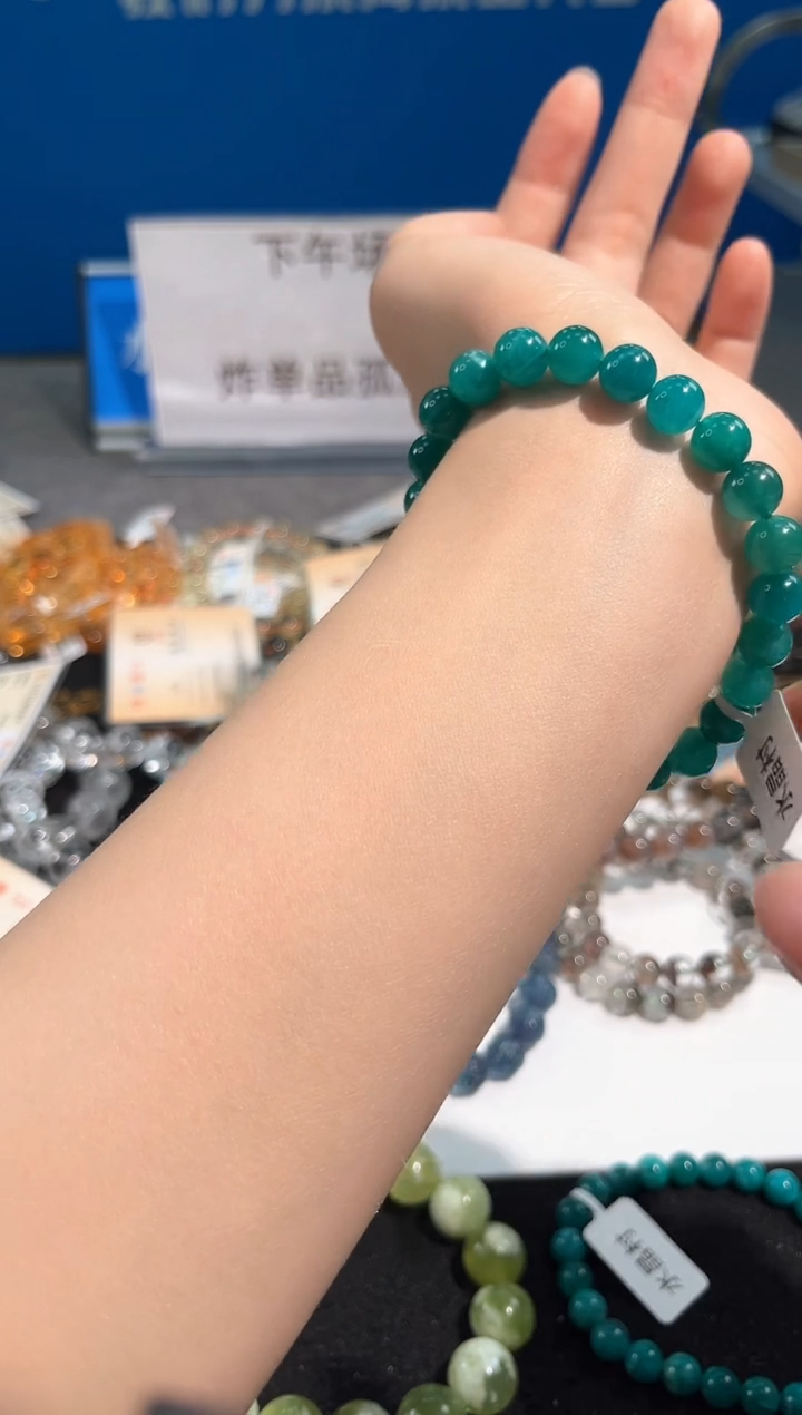 【闪购商品】天河石手链未镶嵌52号天河石单圈8.5mm