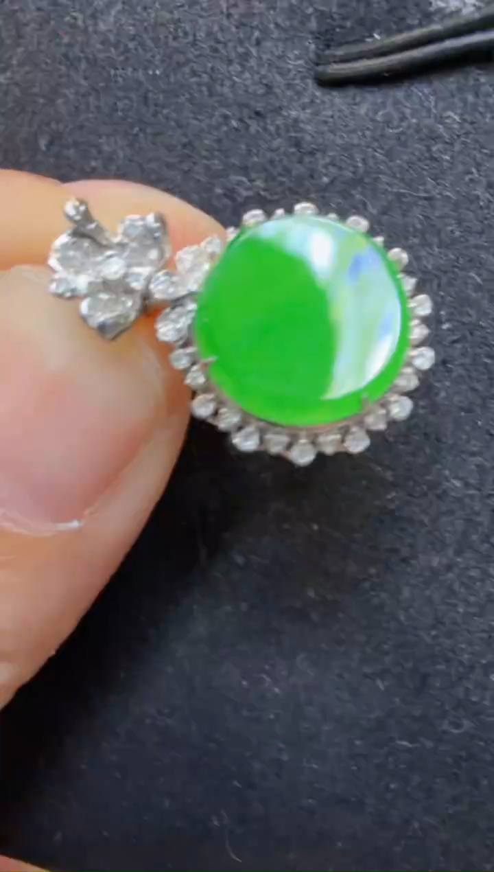 吊坠(不含链)18K金镶嵌翡翠多样性团购发一件