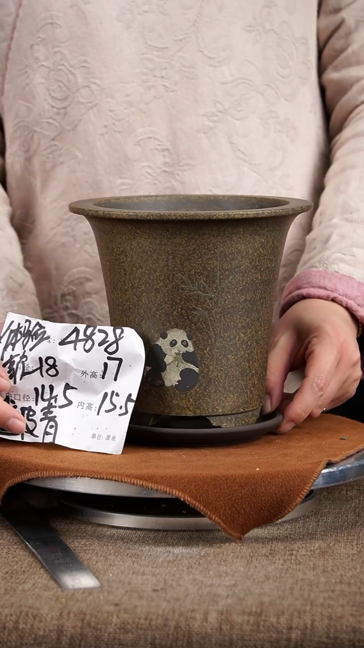 【闪购商品】紫砂花盆紫砂花盆4828+z