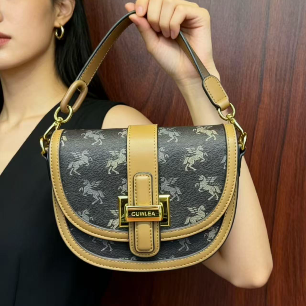 【可可专属】轻奢风小方包斜挎包气质轻职风