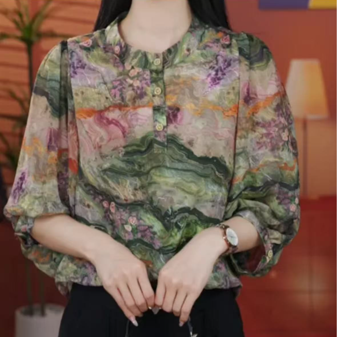 爆款花色衬衫合集【出口原单】优雅时尚气质显瘦衬衫