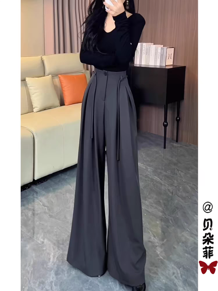 西裤女2025春夏新款休闲裤下装直播下单