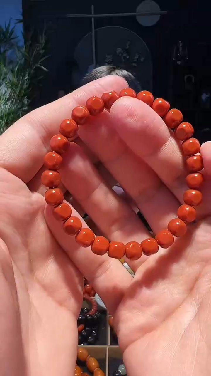 【闪购商品】南红玛瑙手串未镶嵌单圈