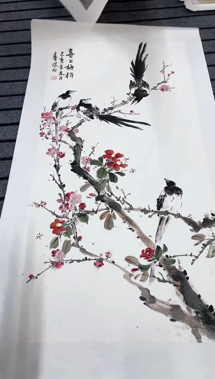 精品国画花鸟作品