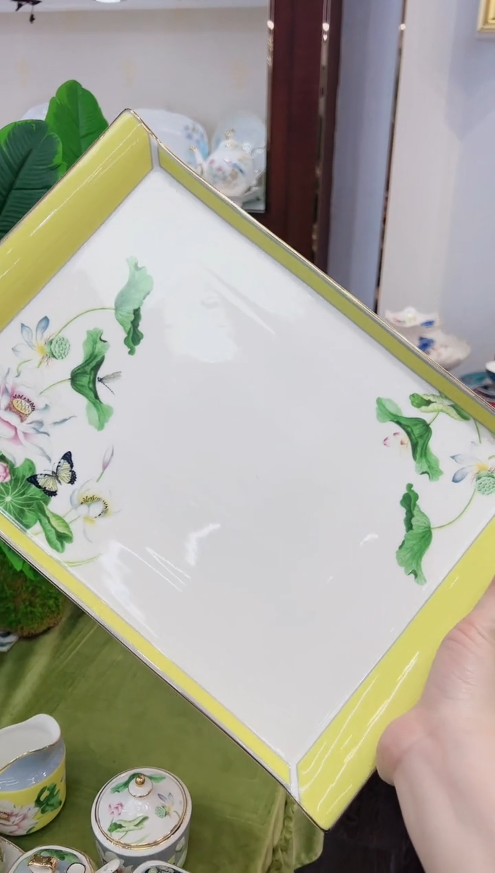 【闪购商品】36%以上骨粉骨瓷托盘·
