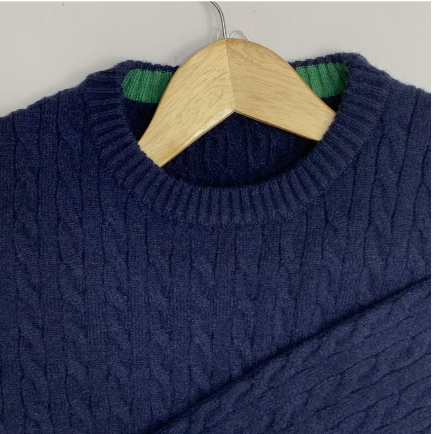 8566男士羊毛绞花毛衣