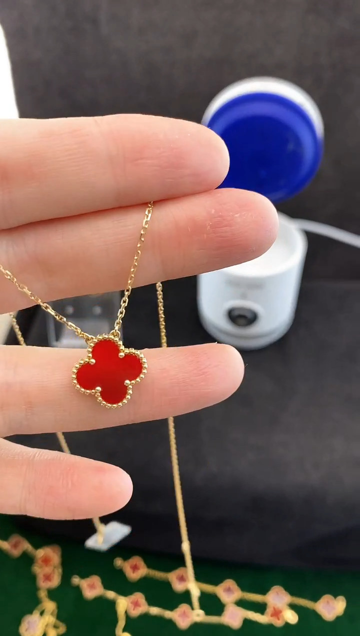 【闪购商品】玛瑙/玉髓项链18K金镶嵌.