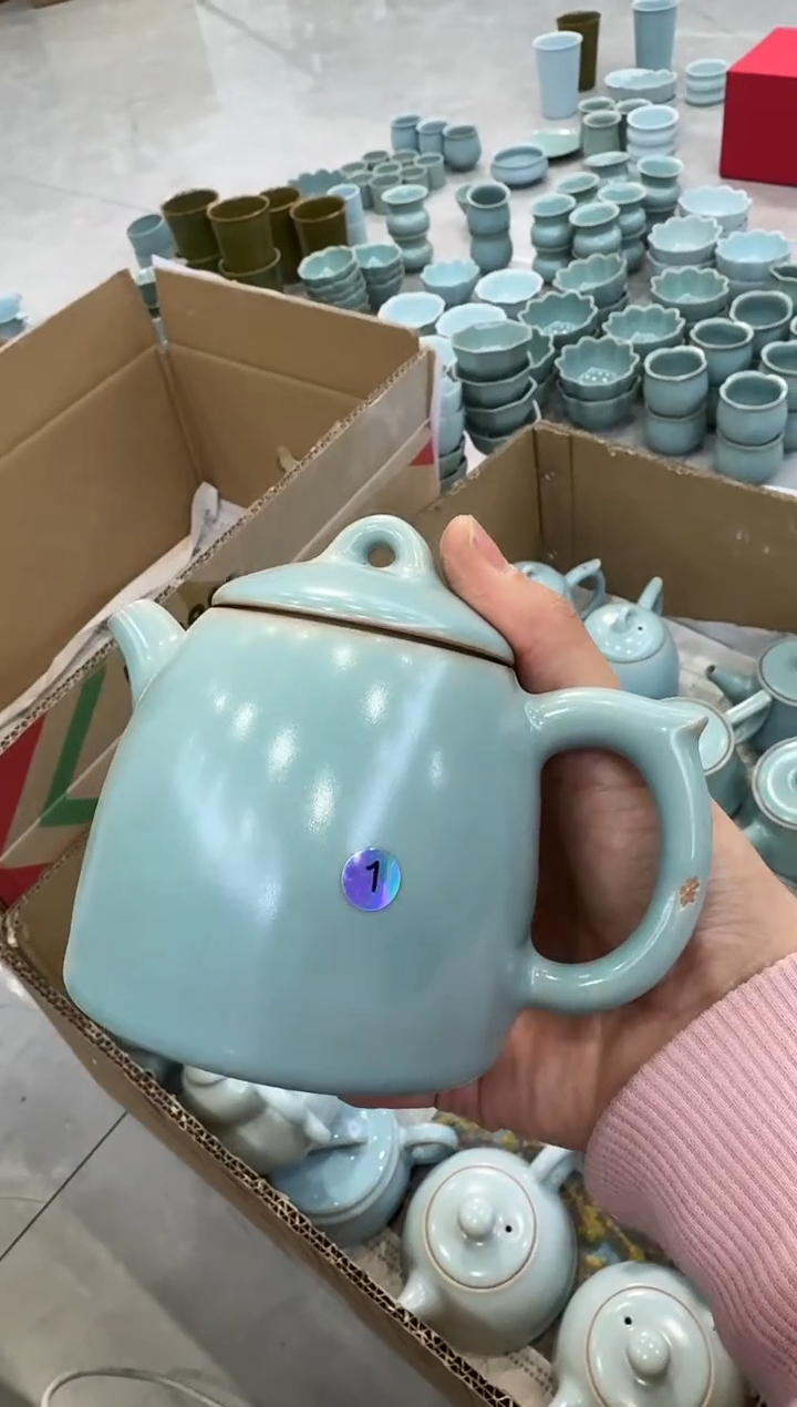 【闪购商品】杯仿古天青秦权壶大大瑕1