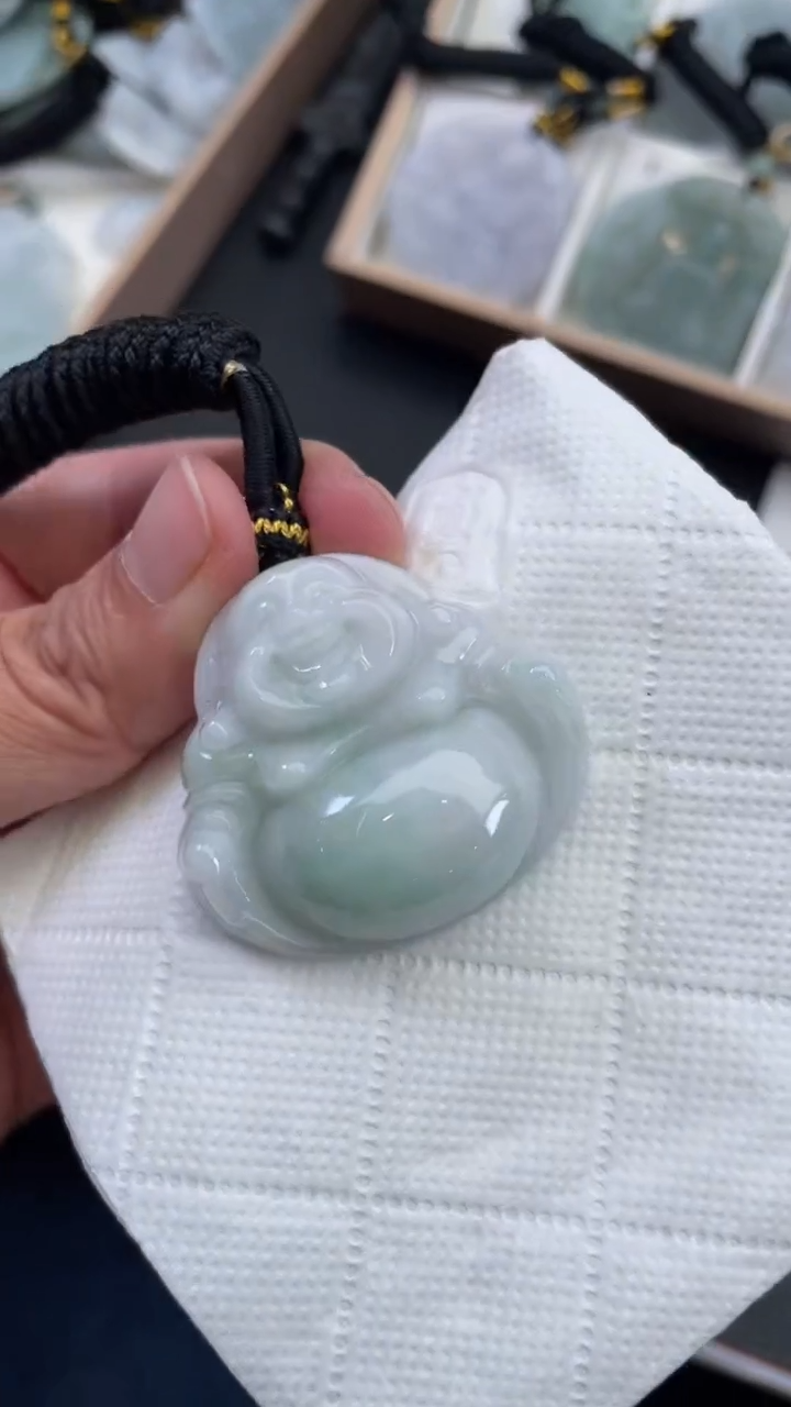 颈饰未镶嵌翡翠天然缅甸翡翠A货253