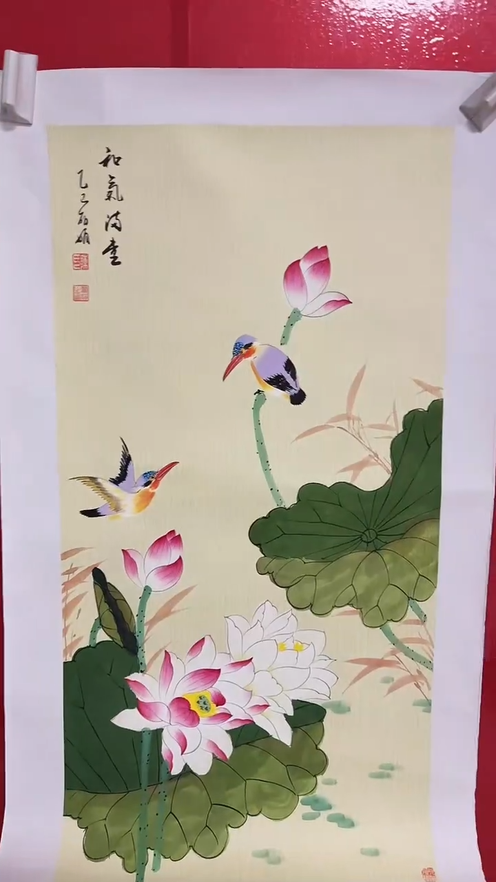 国画陈丽娟-三尺-花鸟