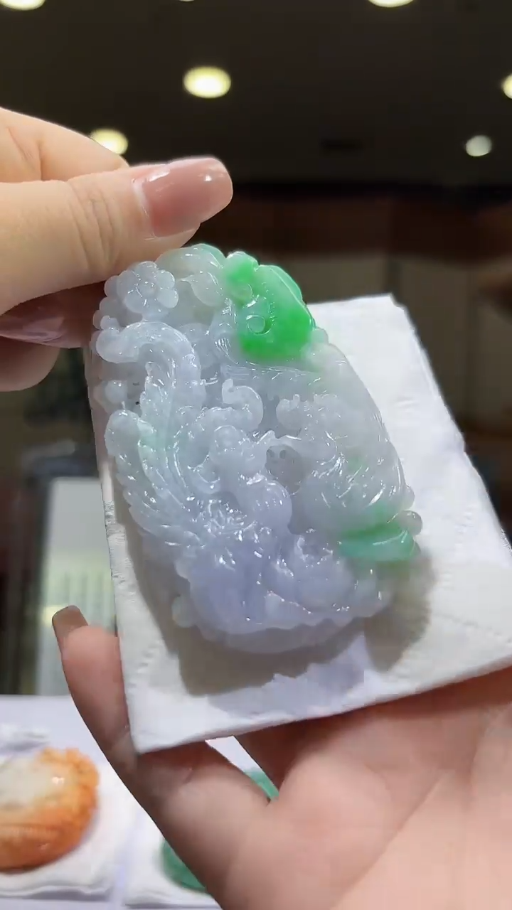 未镶嵌定制翡翠17/1217/C/凤凰