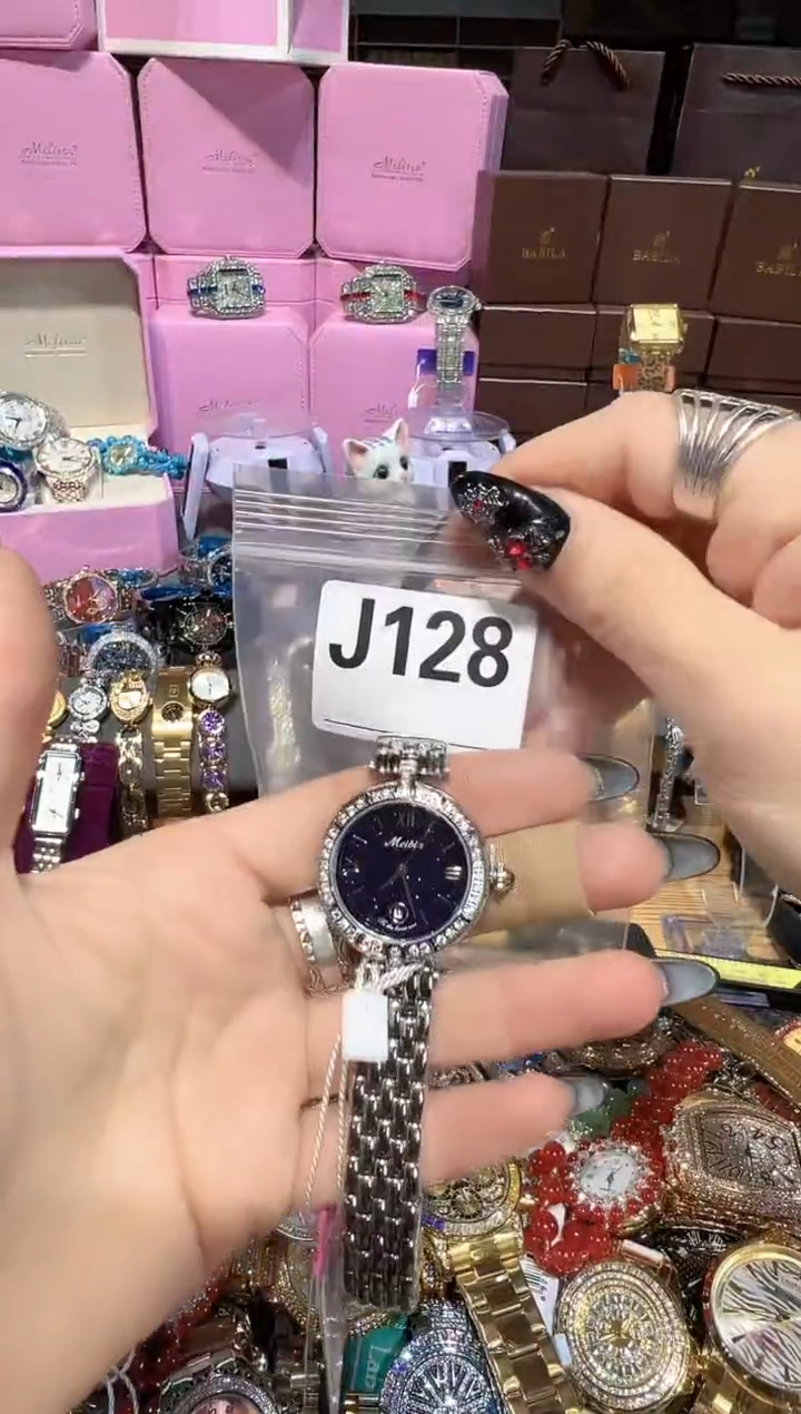 石英机芯不锈钢不锈钢直播定闪专用