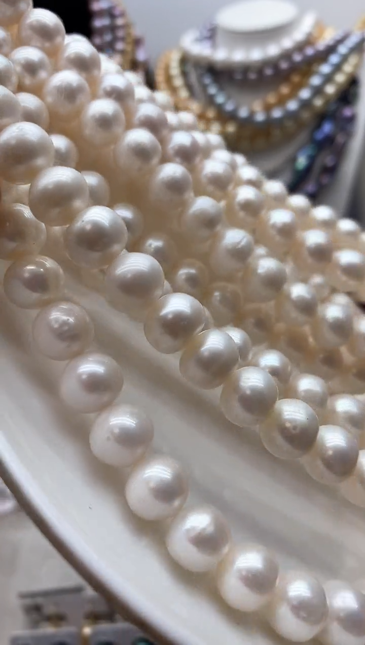 【闪购商品】淡水珍珠颈饰钛钢21