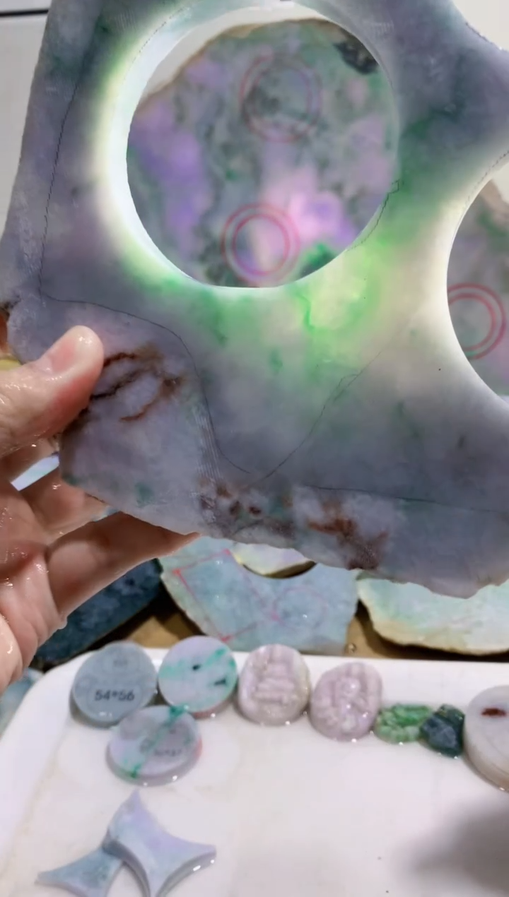 裸石翡翠0蒙0翡翠珠宝761