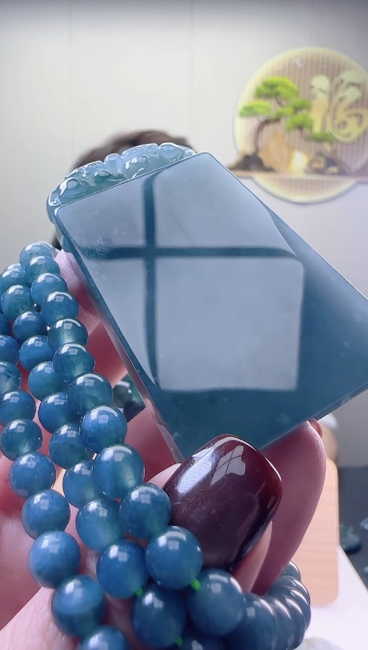 颈饰未镶嵌翡翠多样性随机发其一 