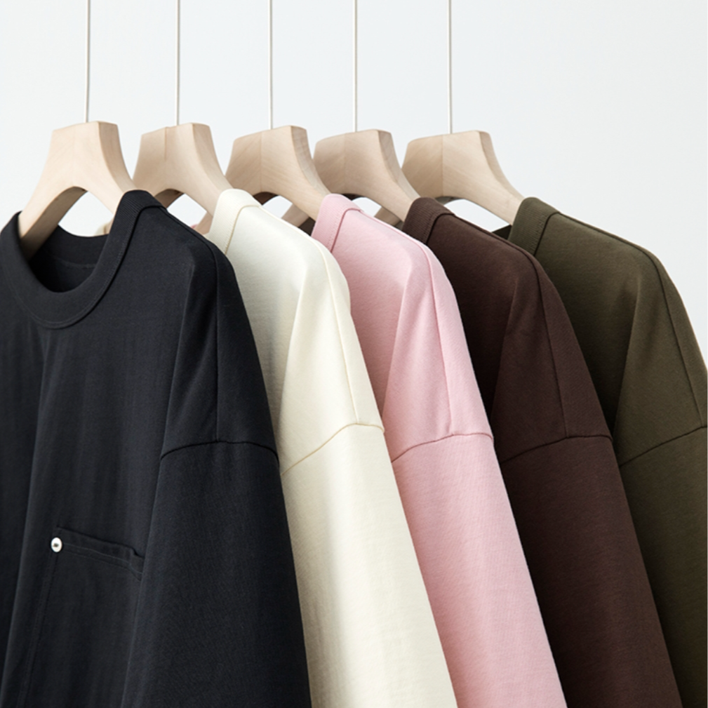 圆领宽松百搭纯色短袖T恤NT3K0622