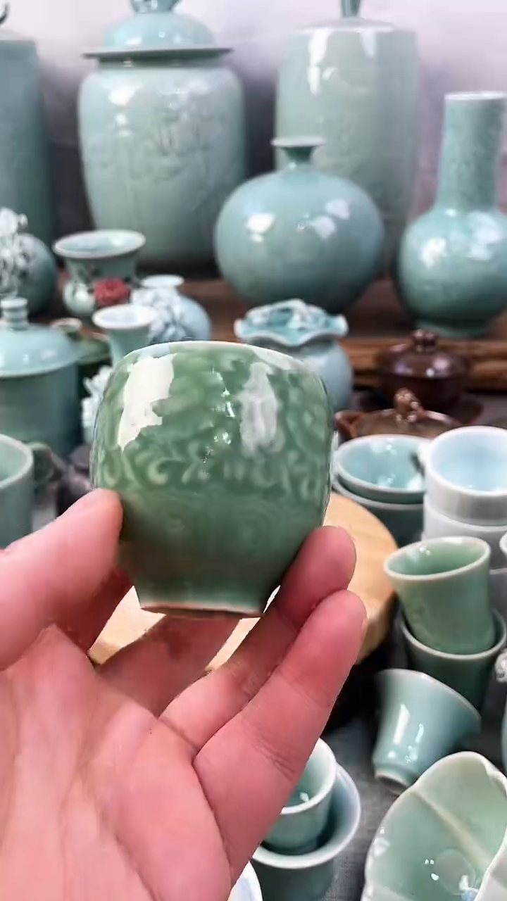 【闪购商品】福利款 慧仙青瓷 瓷器 主人杯