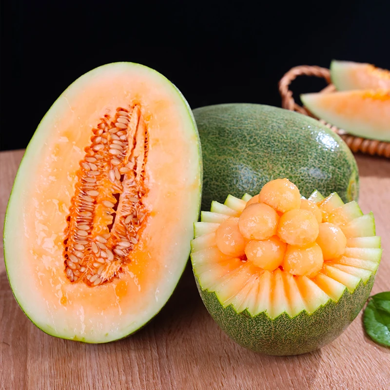 【坏果包赔】海南西州蜜哈密甜瓜5/9斤装新鲜水果脆甜多汁【ZY】