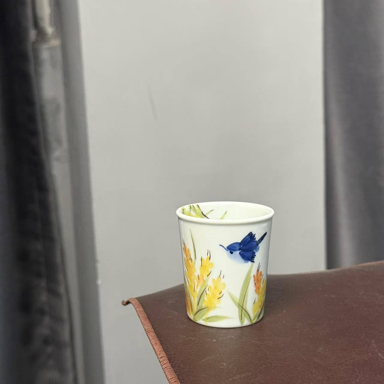 有瑕疵花鸟小可乐杯