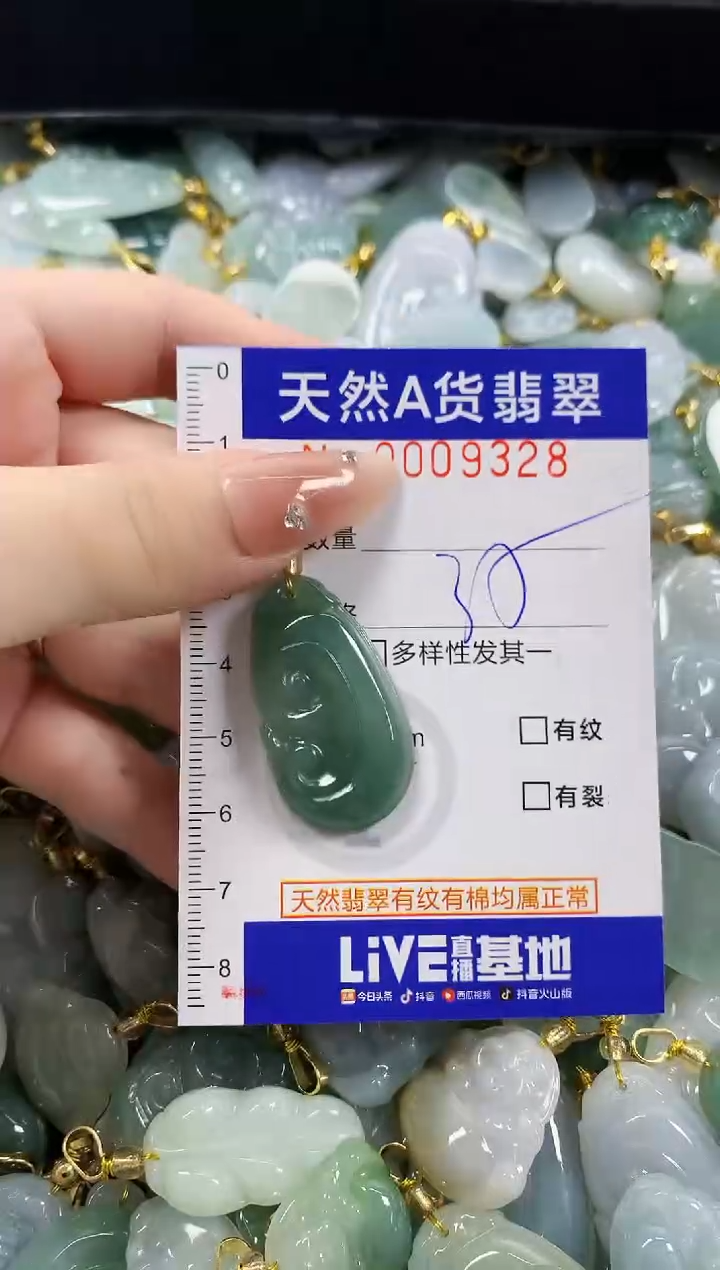 颈饰未镶嵌翡翠天然A货翡翠