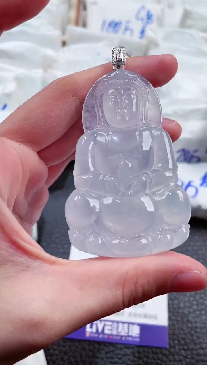 【闪购商品】翡翠颈饰18K金镶嵌00008470