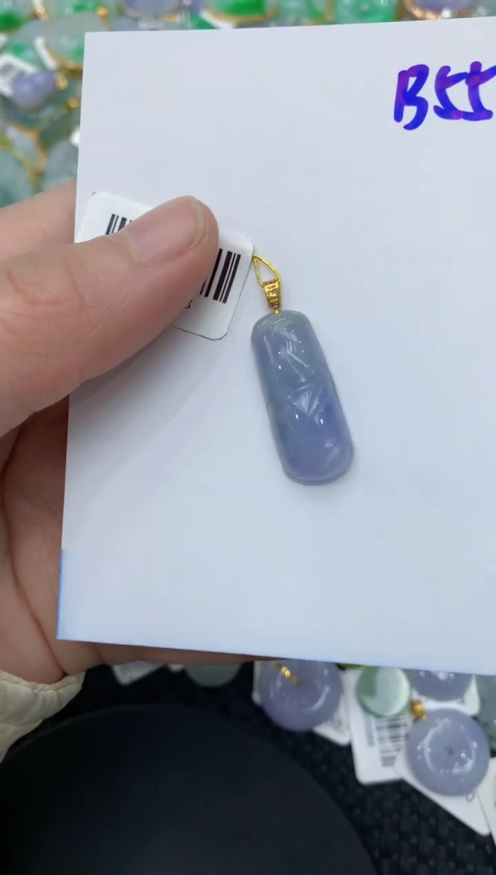 【闪购商品】翡翠颈饰18K金镶嵌111111111111