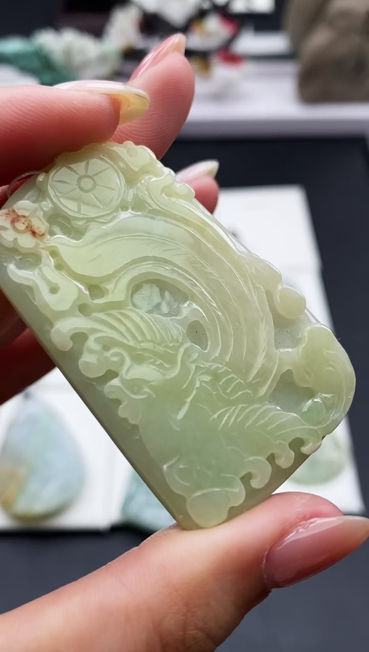 【闪购商品】翡翠颈饰未镶嵌天然缅甸A货翡翠