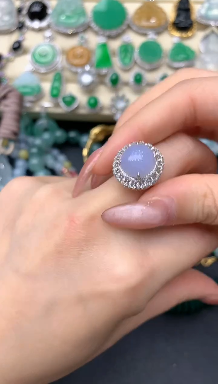 【闪购商品】翡翠戒指18K金镶嵌211-中国好珍宝