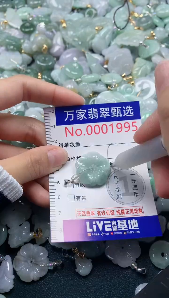 吊坠(不含链)未镶嵌翡翠1995