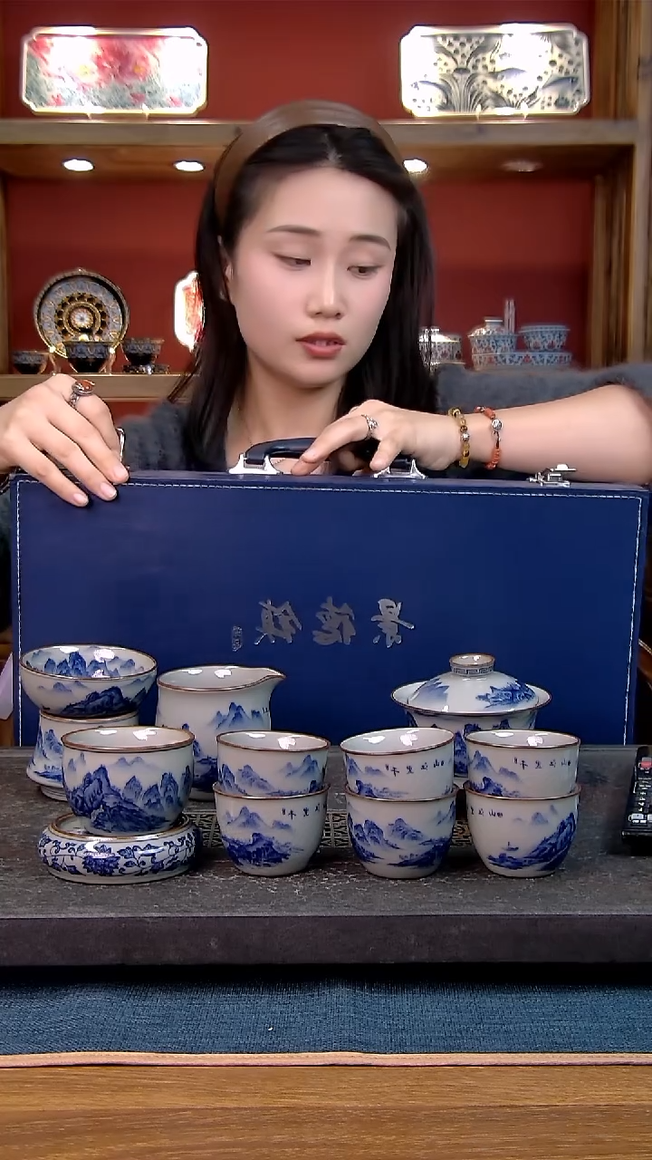简装家用款11件套 老陶泥开片纹陶瓷茶具