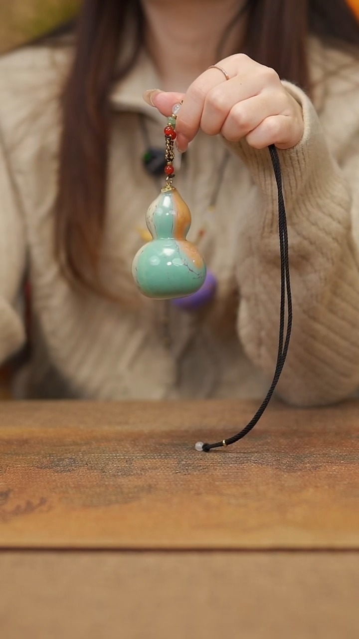 【闪购商品】79宴禾堂大漆脖挂葫芦68