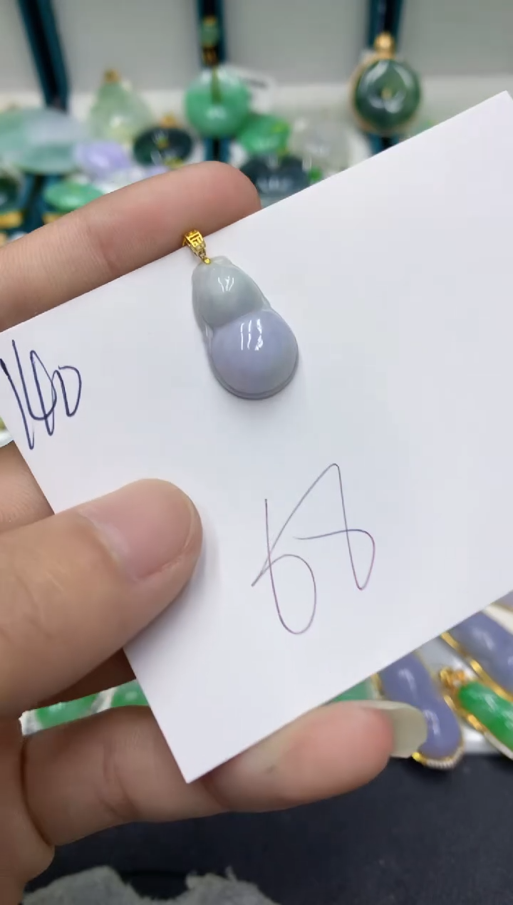 【闪购商品】翡翠颈饰18K金镶嵌翡翠