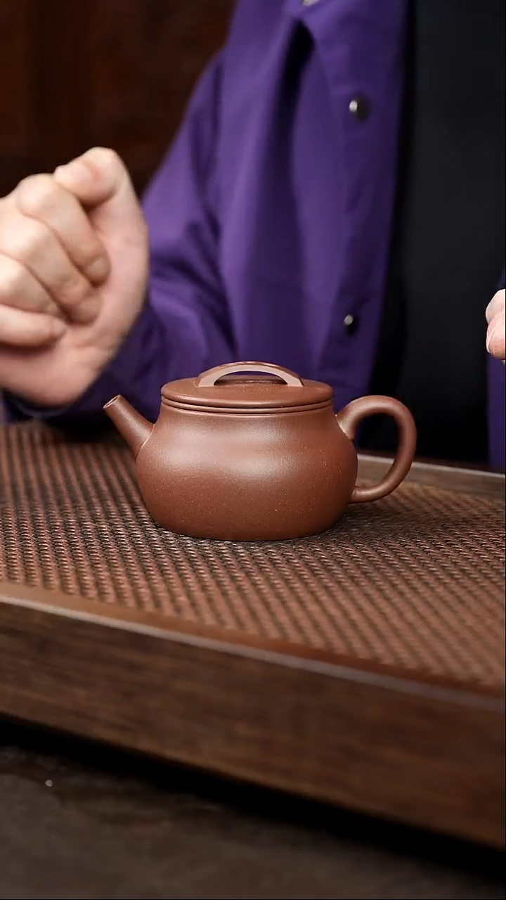 茶壶紫砂紫泥汉瓦
