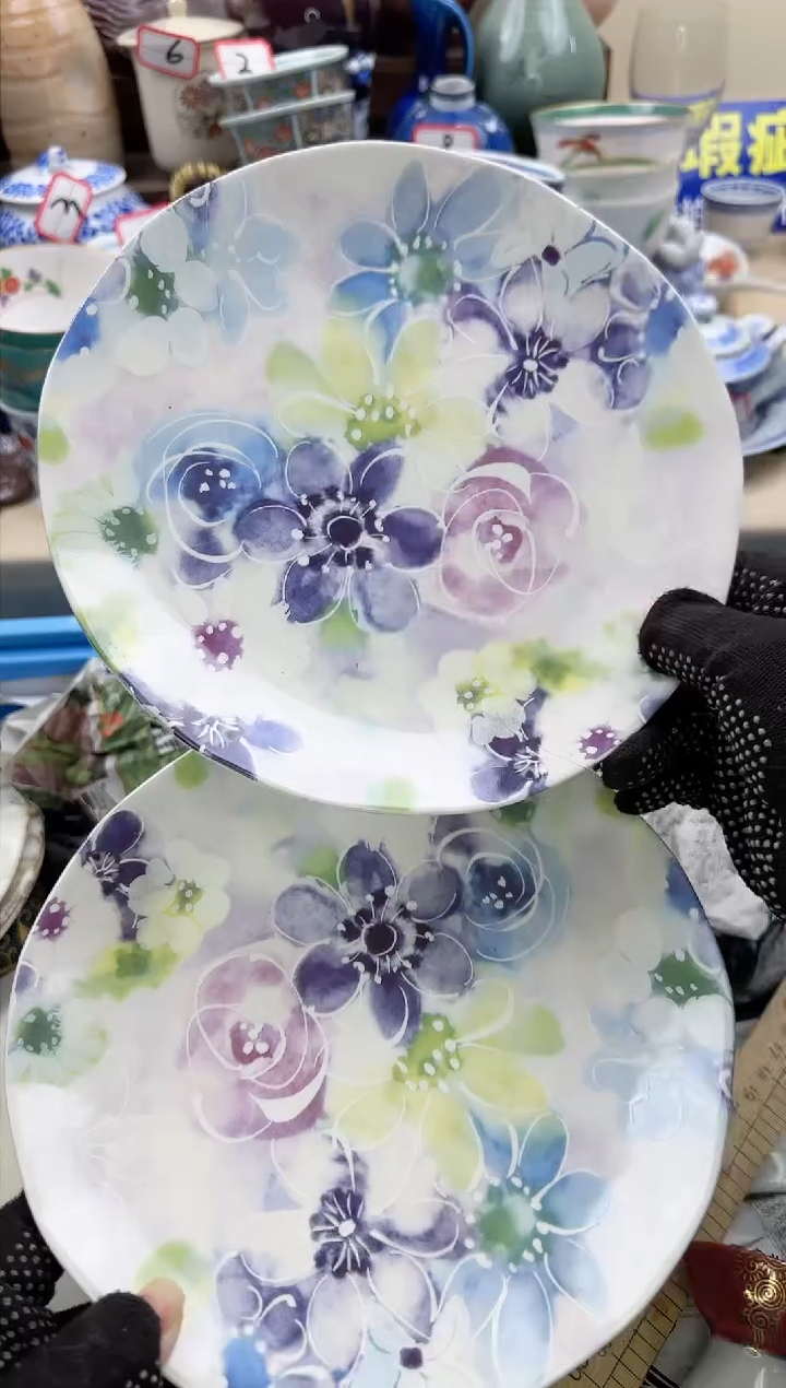 【闪购商品】瓷片濑户20厘米中古陶瓷满18米包邮一单一付