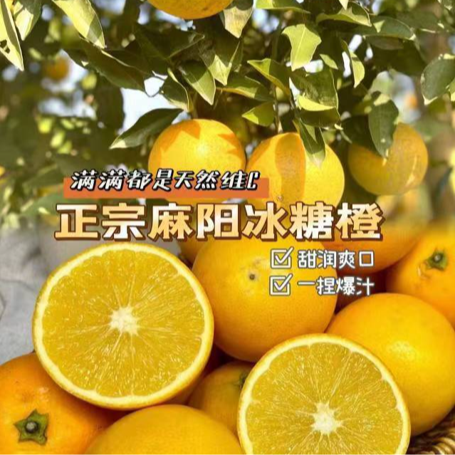 正宗L湖南麻阳冰糖橙新鲜手剥冰糖橙当季新鲜水果 