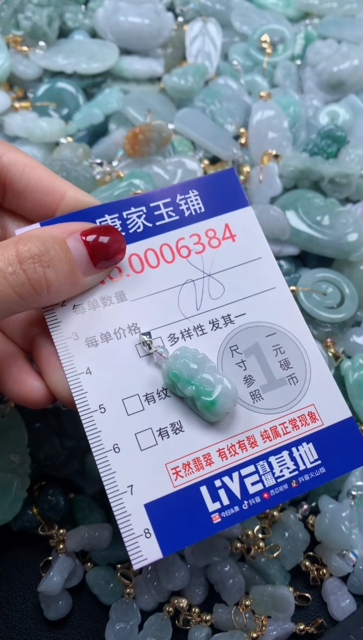 颈饰未镶嵌翡翠6384