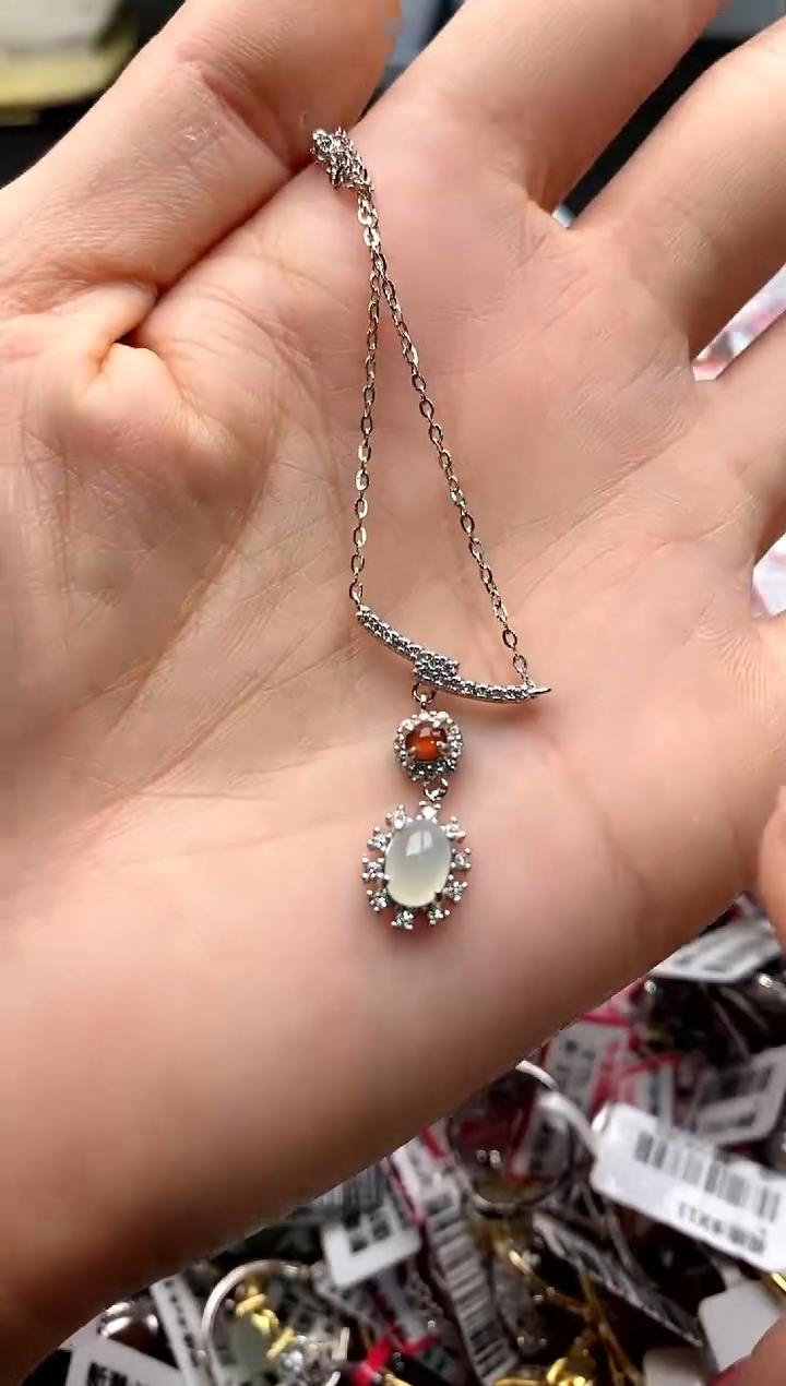 【闪购商品】翡翠戒指银S925镶嵌11111111     2