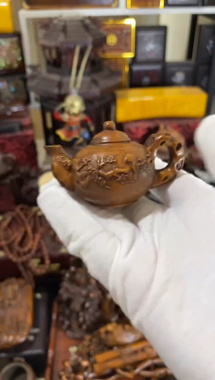 木小叶黄杨小件喜上眉梢