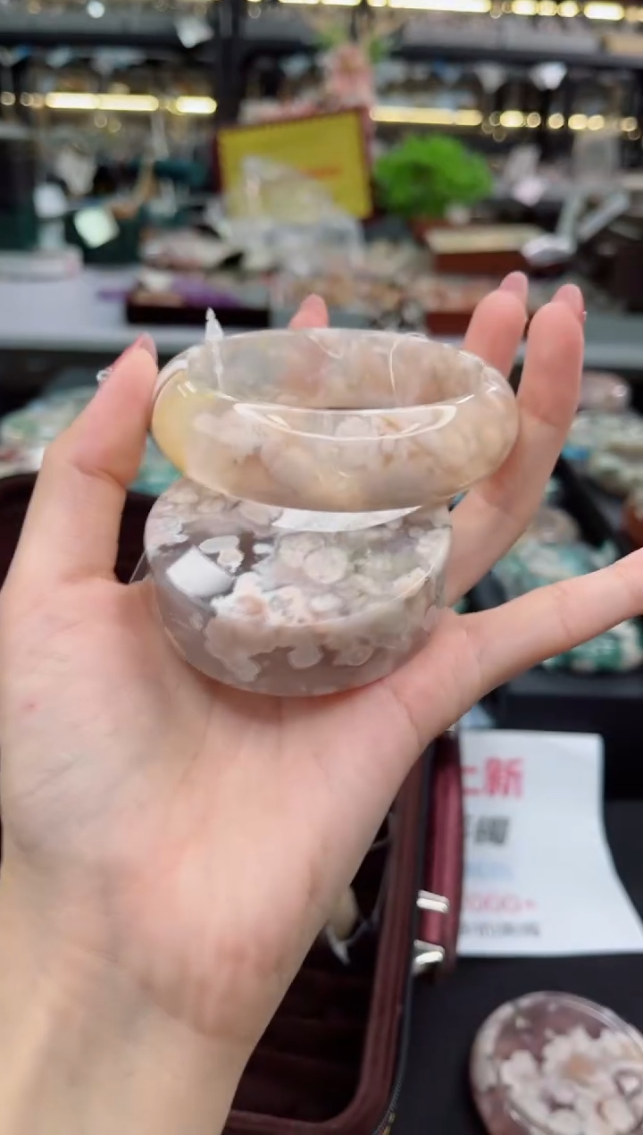 【闪购商品】石英质玉手镯未镶嵌60圈口（赠品镯心）3569268