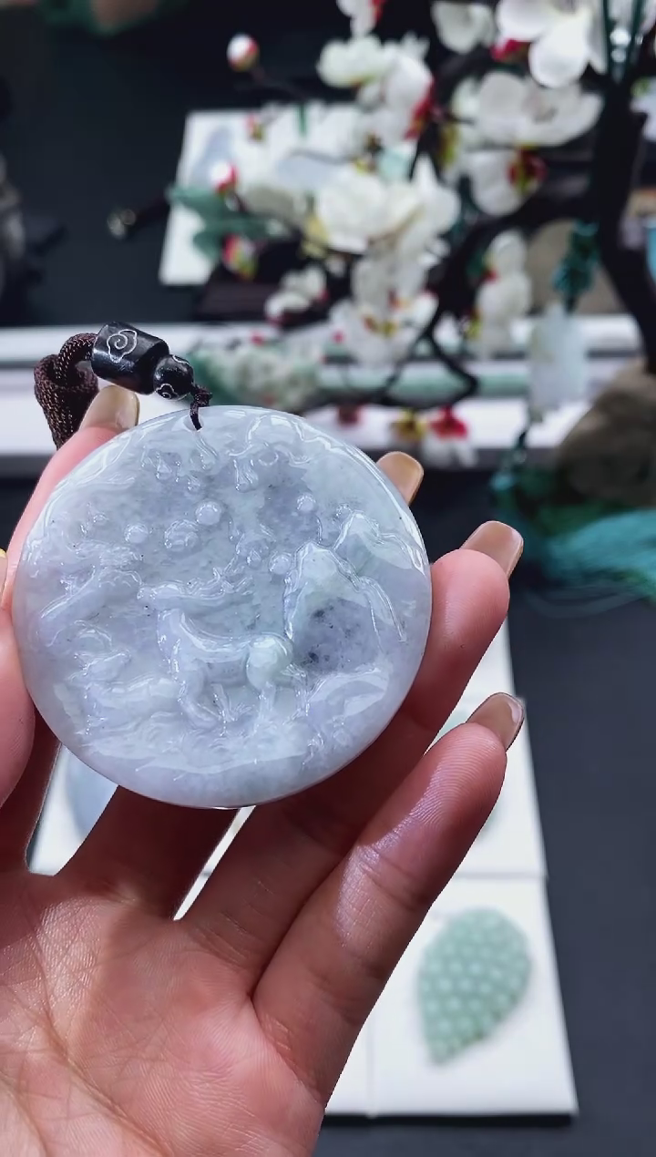 【闪购商品】翡翠颈饰未镶嵌天然缅甸A货翡翠
