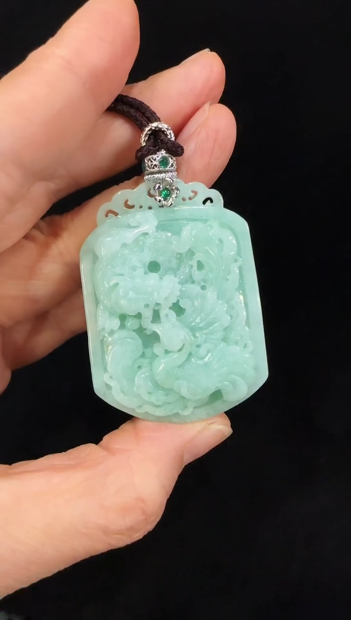 颈饰未镶嵌翡翠国风