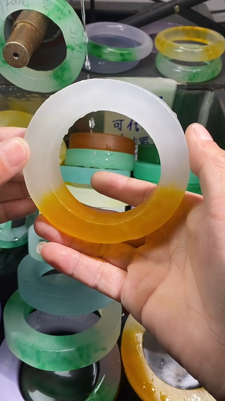 玉等**雪非洲老料百搭手镯