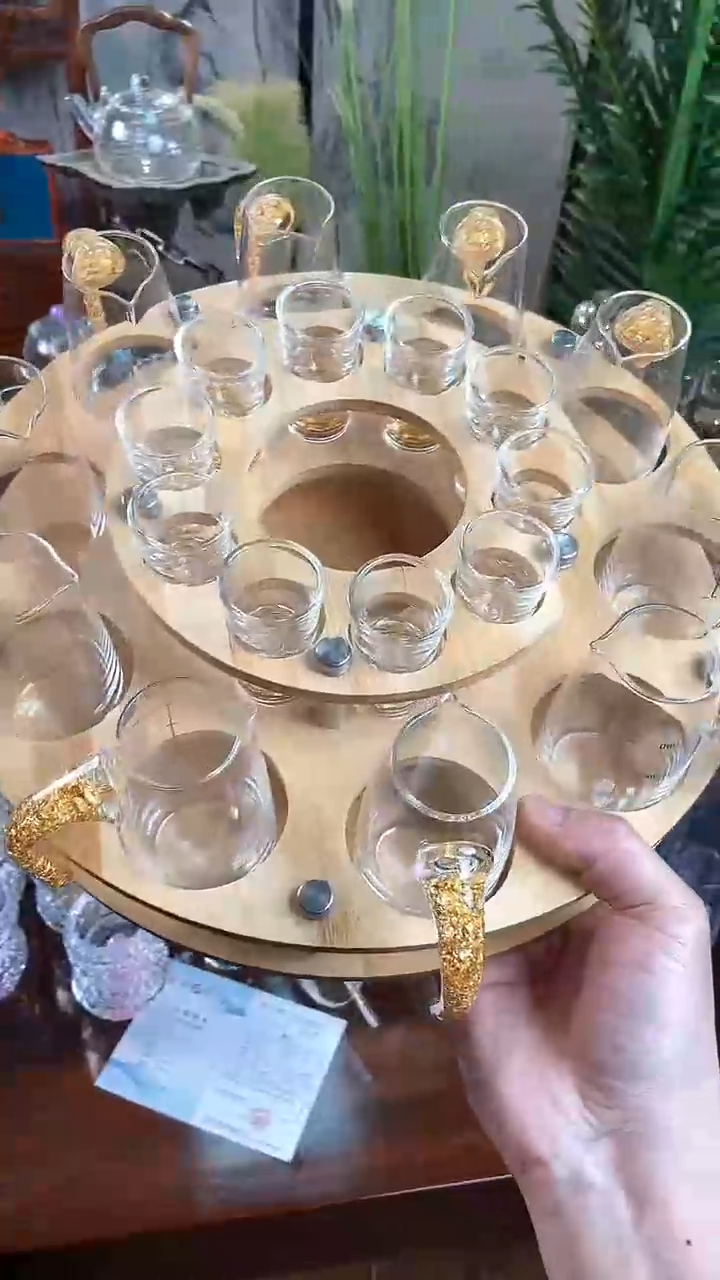 【闪购商品】玺宴新款十壶十杯金箔