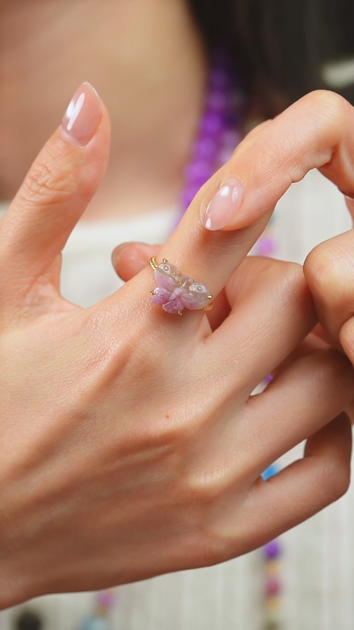 18K金镶嵌苏纪石（舒俱来）戒指42