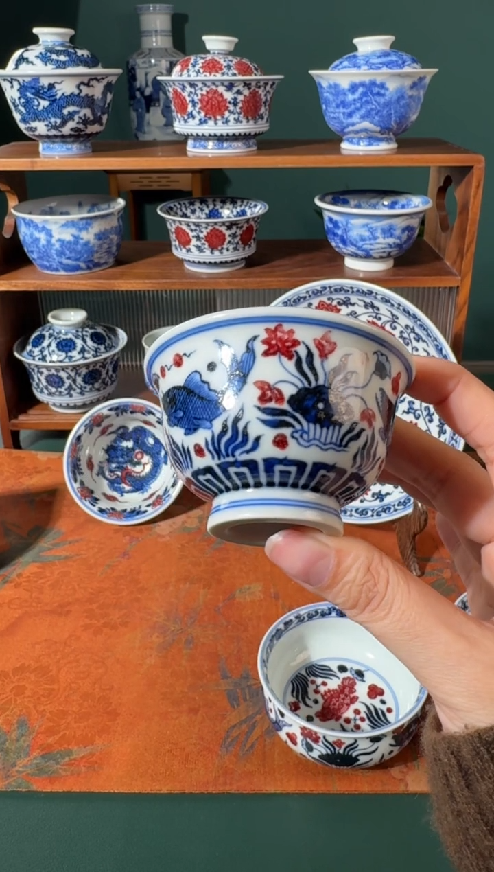 【闪购商品】杯永明尚玩鱼藻小压手