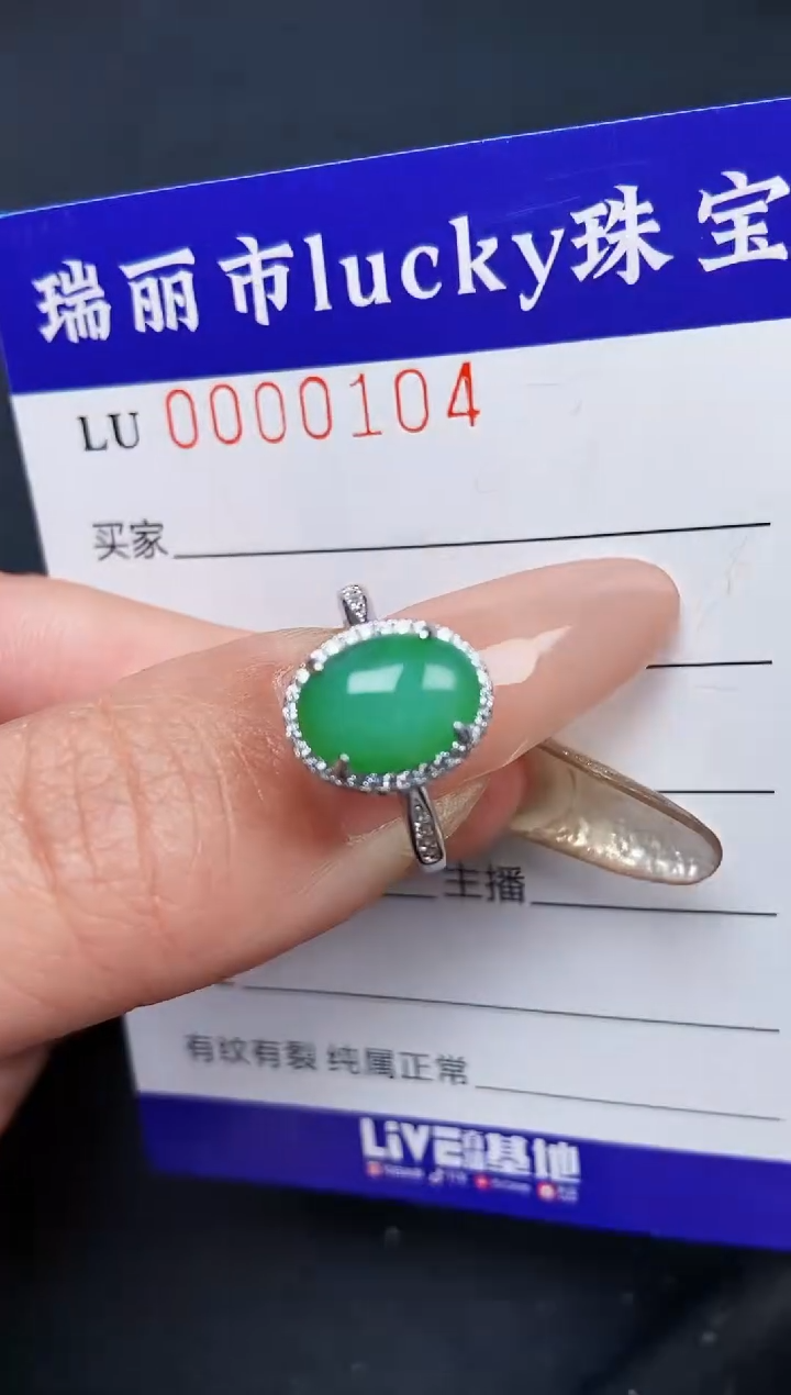 【闪购商品】翡翠颈饰银S925镶嵌0104