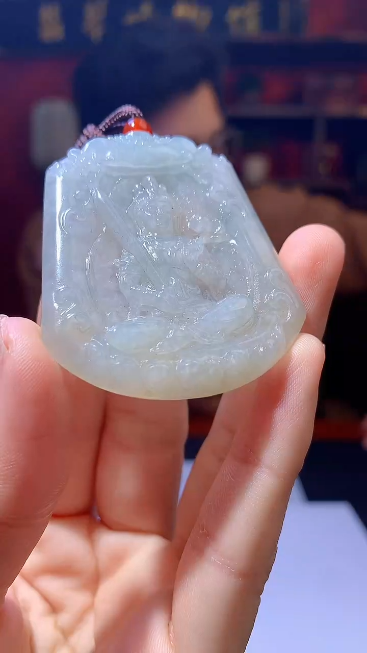 【闪购商品】翡翠颈饰未镶嵌1002hm-jj挂件6