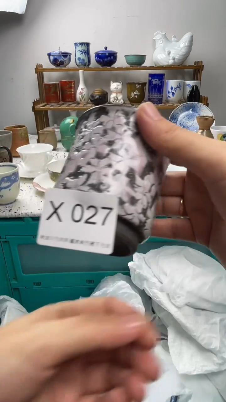 瓷片垦**壳027-X-         