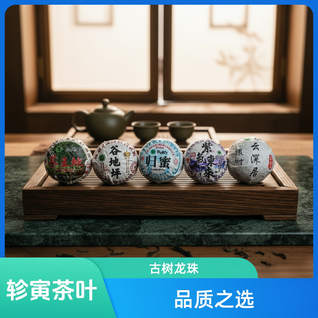 轸寅麻栗坡云深居古树茶（古树龙珠）五个口感新人品鉴装