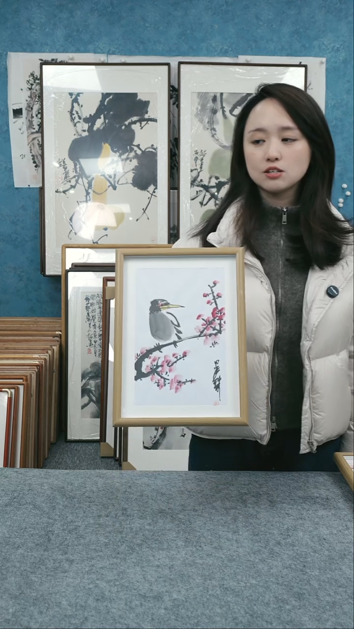 【闪购商品】国画10寸本土老师木质摆台